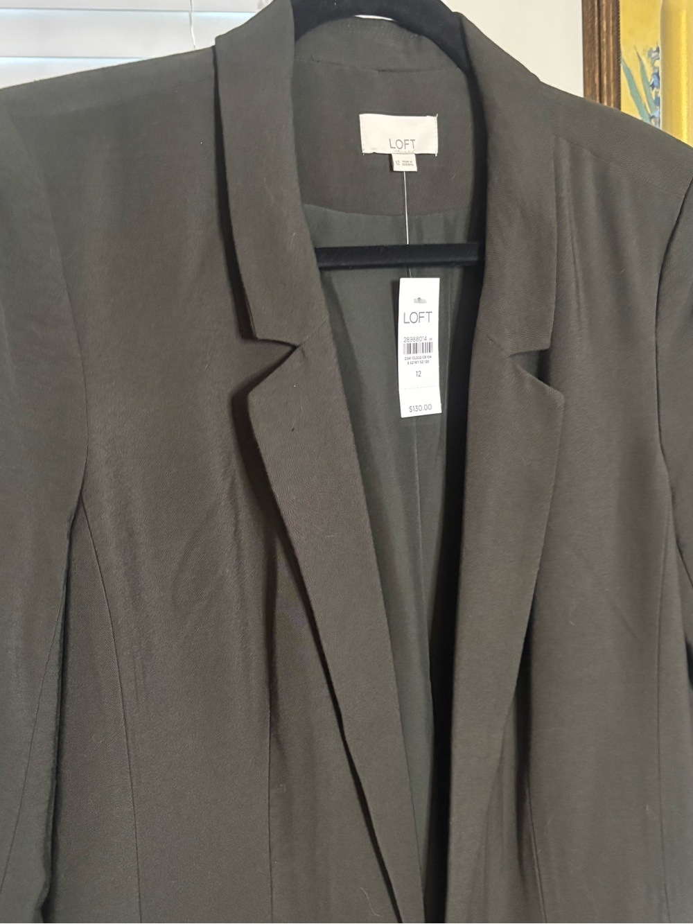 LOFT Olive Open-Front Blazer Jacket NWT
Size 12 - Picture 4 of 8